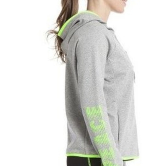 SPORTY PEACE THUMB-HOLE ZIP-UP HOODIE - Picture 5 of 6